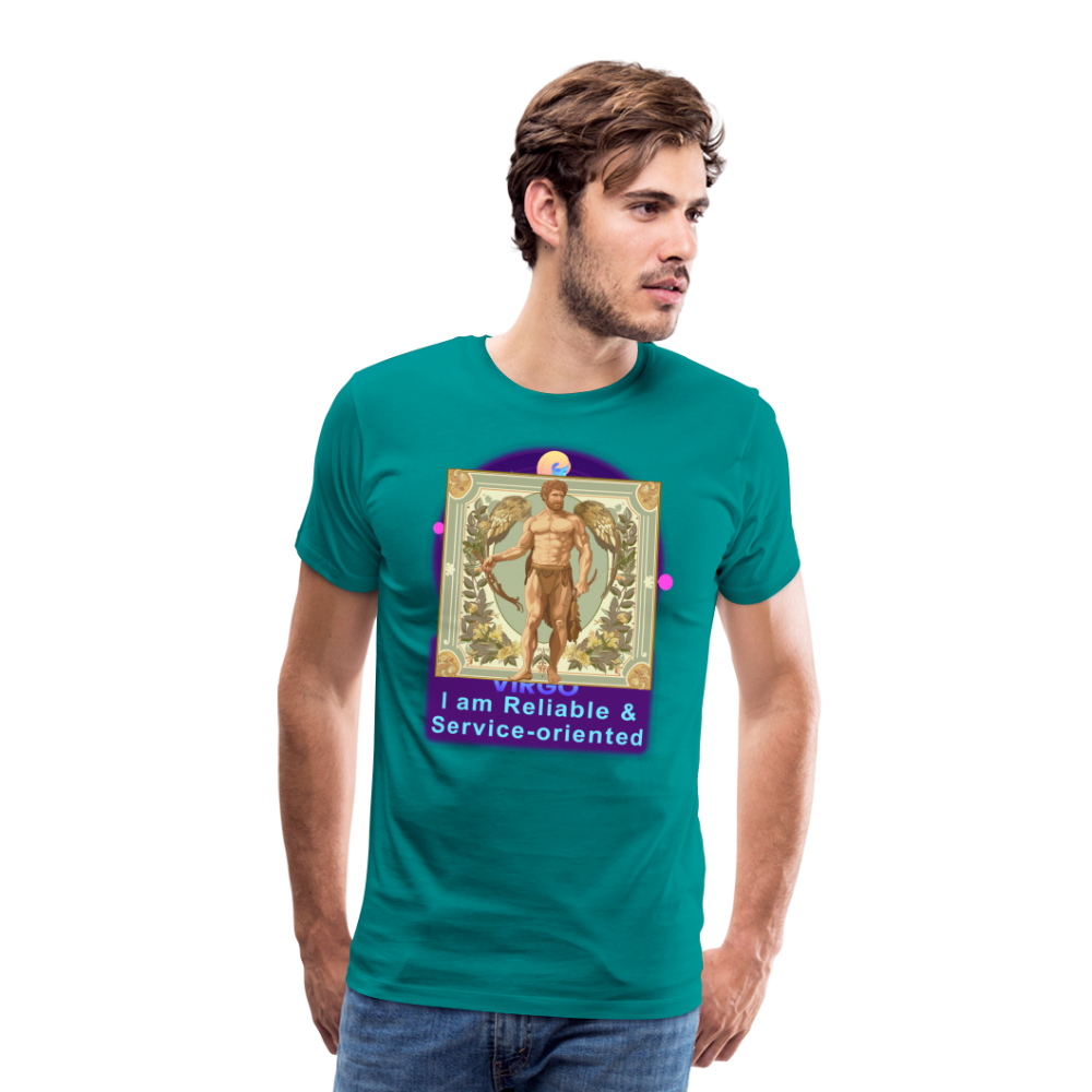 Men's Mythical Virgo Premium T-Shirt - teal