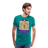 Thumbnail for Men's Mythical Virgo Premium T-Shirt - teal