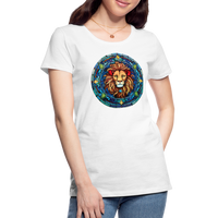 Thumbnail for Women's Mosaic Leo Premium T-Shirt - white