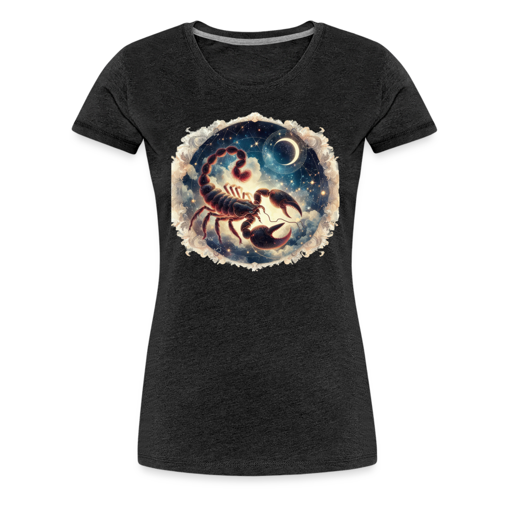 Women’s Mythical Scorpio Premium T-Shirt - charcoal grey