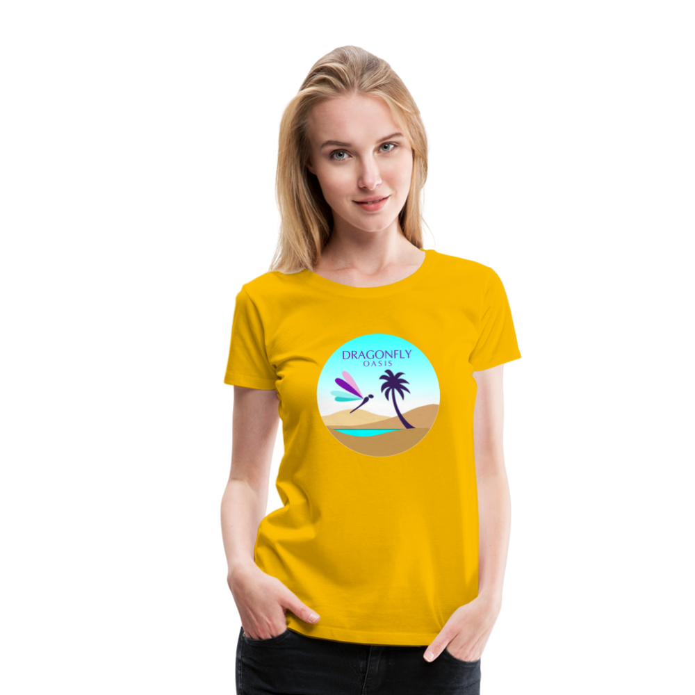 Women's Dragonfly Oasis V.2 Premium T-Shirt - sun yellow