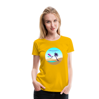 Thumbnail for Women's Dragonfly Oasis V.2 Premium T-Shirt - sun yellow