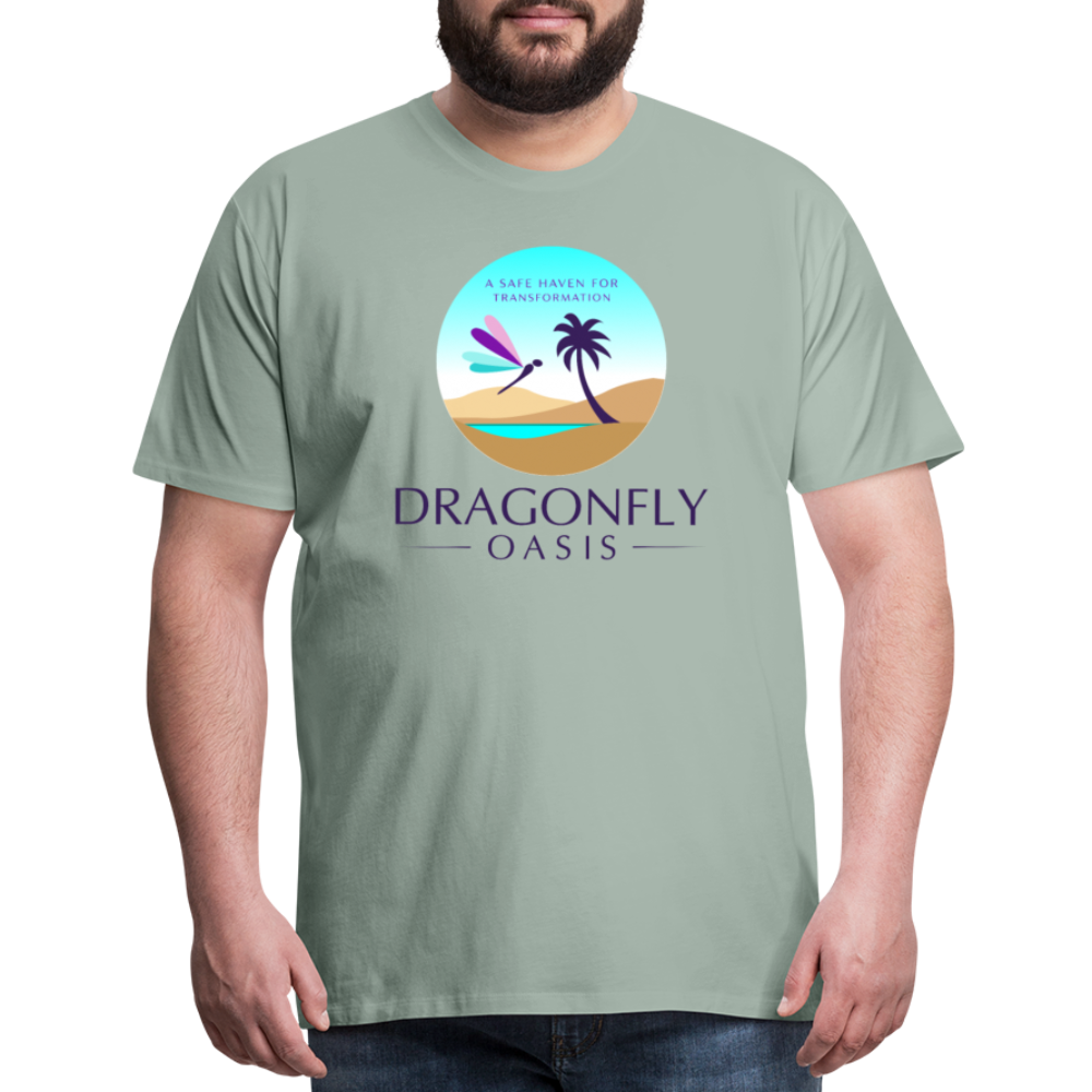 Men's Dragonfly Oasis V.1 Premium T-Shirt - steel green