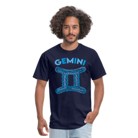 Thumbnail for Men's Power Words Gemini Classic T-Shirt - navy