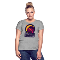 Thumbnail for Women's Glow Sagittarius Relaxed Fit T-Shirt - heather gray