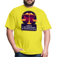 Thumbnail for Men's Glow Libra Classic T-Shirt - yellow