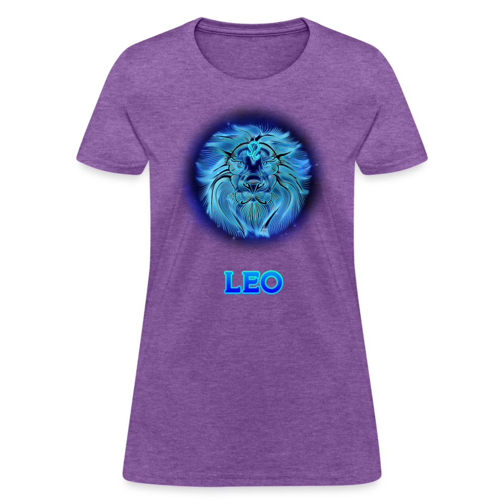 Women's Stellar Leo T-Shirt - purple heather