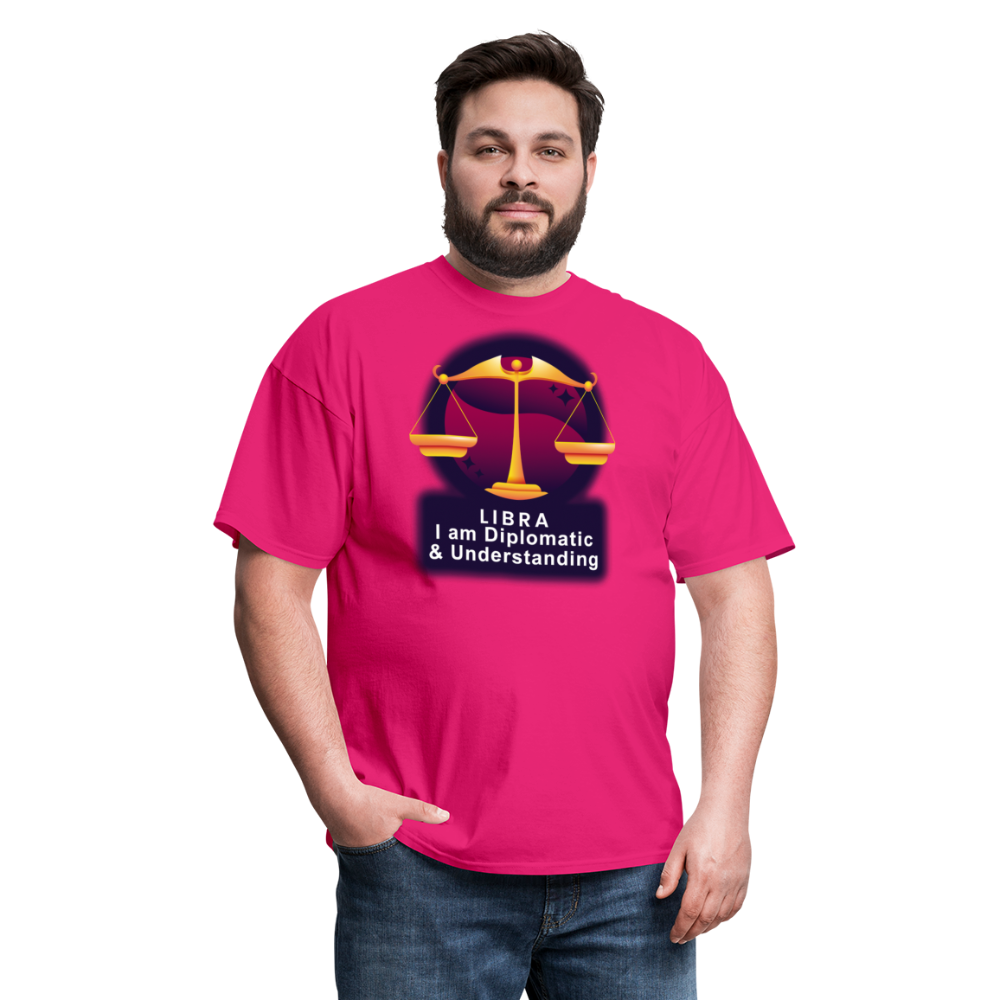 Men's Glow Libra Classic T-Shirt - fuchsia