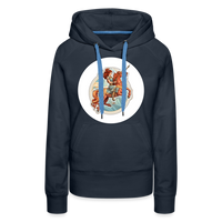 Thumbnail for Women’s Symbol Sagittarius Premium Hoodie - navy