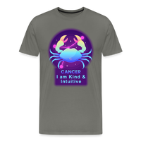 Thumbnail for Men's Neon Cancer Premium T-Shirt - asphalt gray