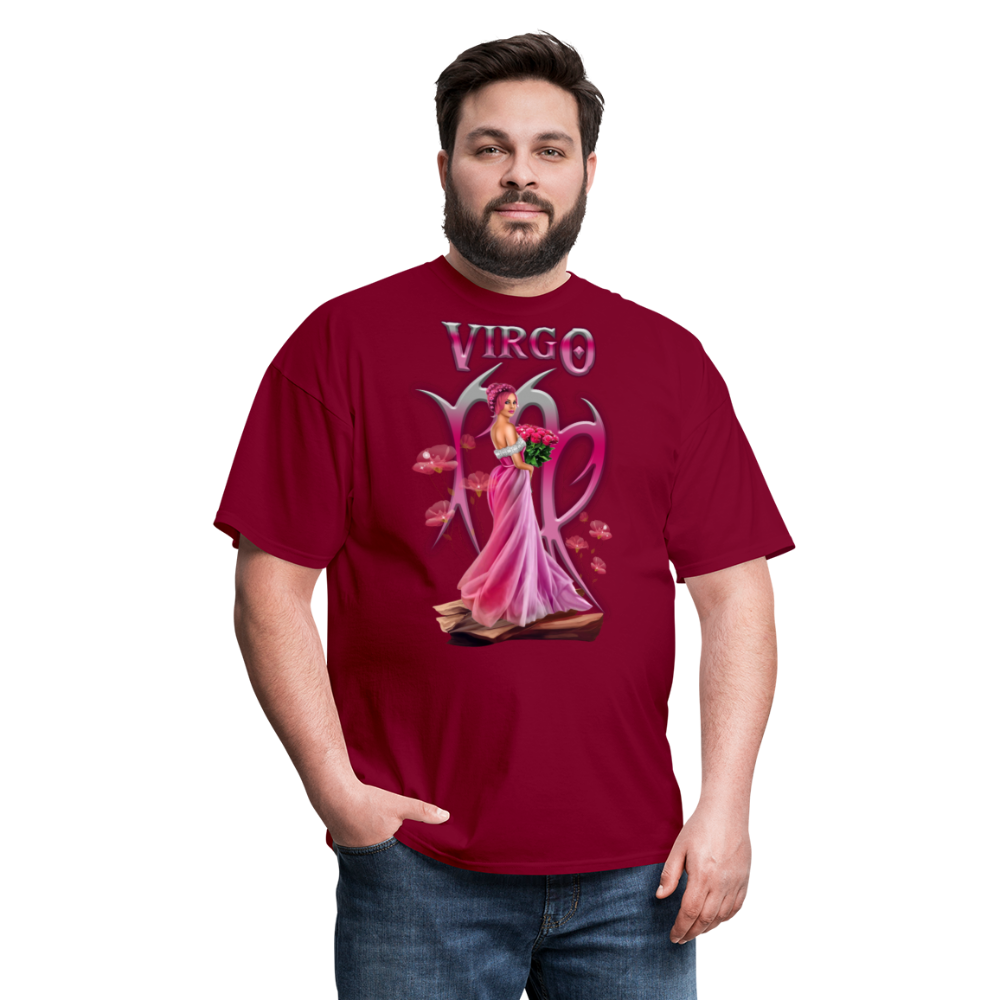 Men's Astral Virgo Classic T-Shirt - burgundy