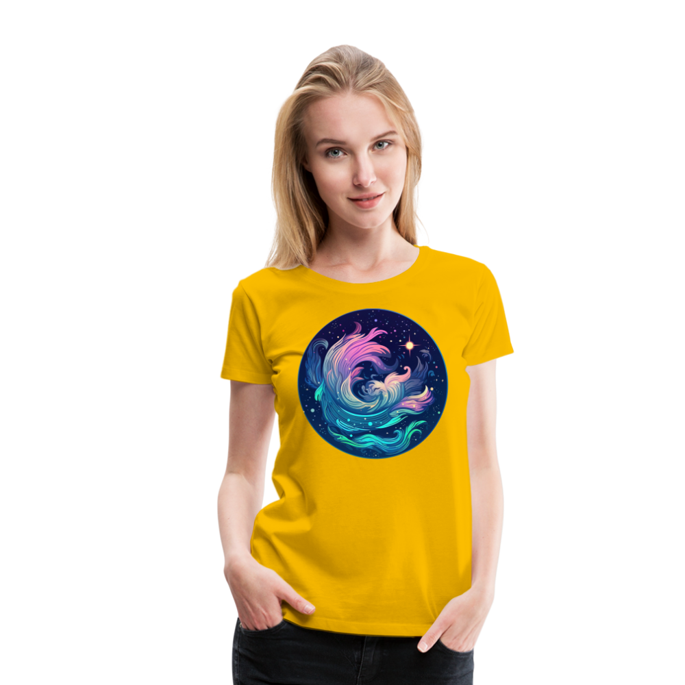 Women’s Magic Aquarius Premium T-Shirt - sun yellow