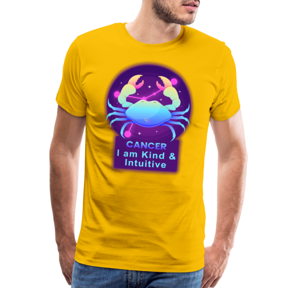 Men's Neon Cancer Premium T-Shirt - sun yellow