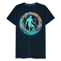 Thumbnail for Men's Mythical Aquarius Premium T-Shirt - deep navy