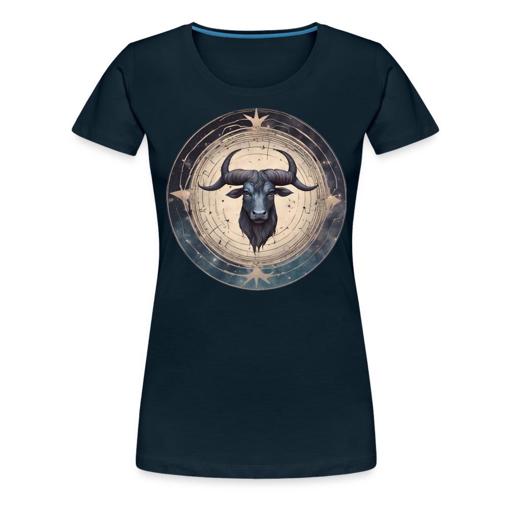 Women’s Mythical Taurus Premium T-Shirt - deep navy