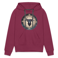 Thumbnail for Women’s Mythical Taurus Premium Hoodie - burgundy