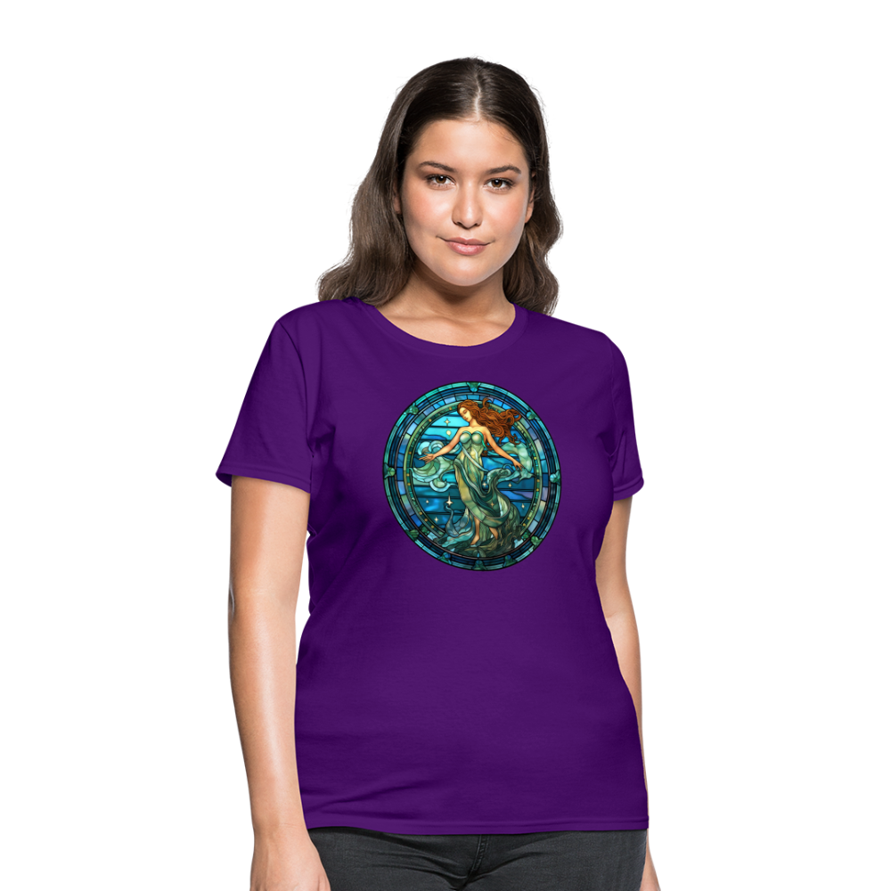 Women's Mosaic Aquarius T-Shirt - purple