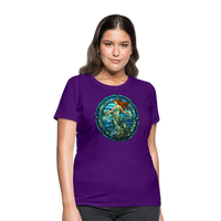 Thumbnail for Women's Mosaic Aquarius T-Shirt - purple