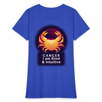 Thumbnail for Women's Glow Cancer T-Shirt - royal blue