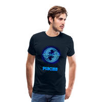 Thumbnail for Men's Pisces Premium T-Shirt - deep navy