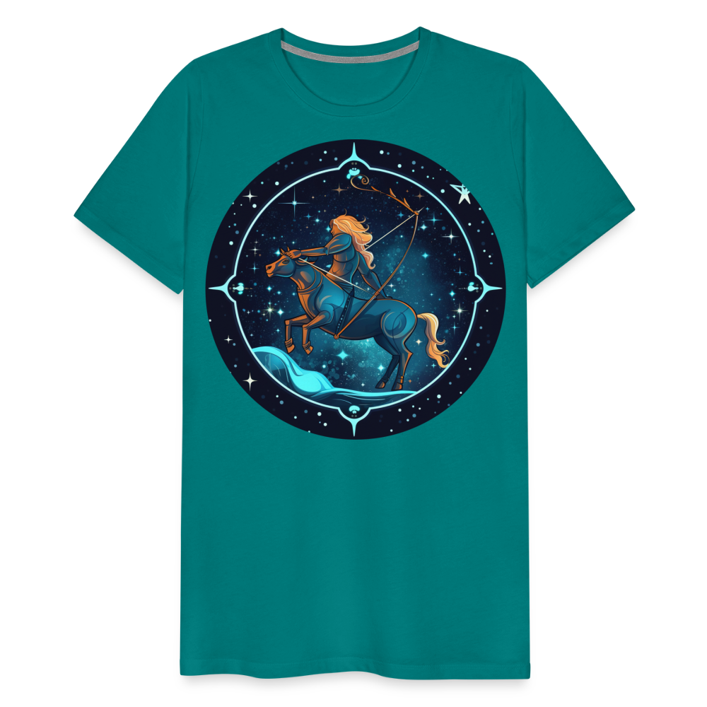 Men's Magic Sagittarius Premium T-Shirt - teal