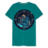 Thumbnail for Men's Magic Sagittarius Premium T-Shirt - teal