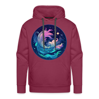 Thumbnail for Men’s Magic Aquarius Premium Hoodie - burgundy