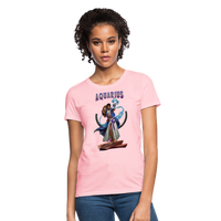 Thumbnail for Women's Astral Aquarius T-Shirt - pink