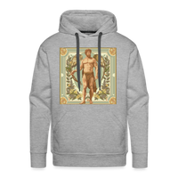 Thumbnail for Men’s Mythical Virgo Premium Hoodie - heather grey