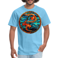 Thumbnail for Men's Mosaic Pisces Classic T-Shirt - aquatic blue