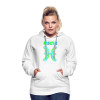 Thumbnail for Women's Power Words Pisces Premium Hoodie - white