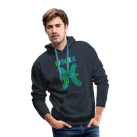 Thumbnail for Men's Power Words Pisces Premium Hoodie - navy