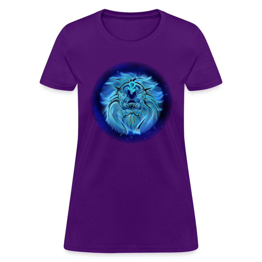 Women's Stellar Leo T-Shirt - purple