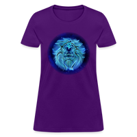 Thumbnail for Women's Stellar Leo T-Shirt - purple