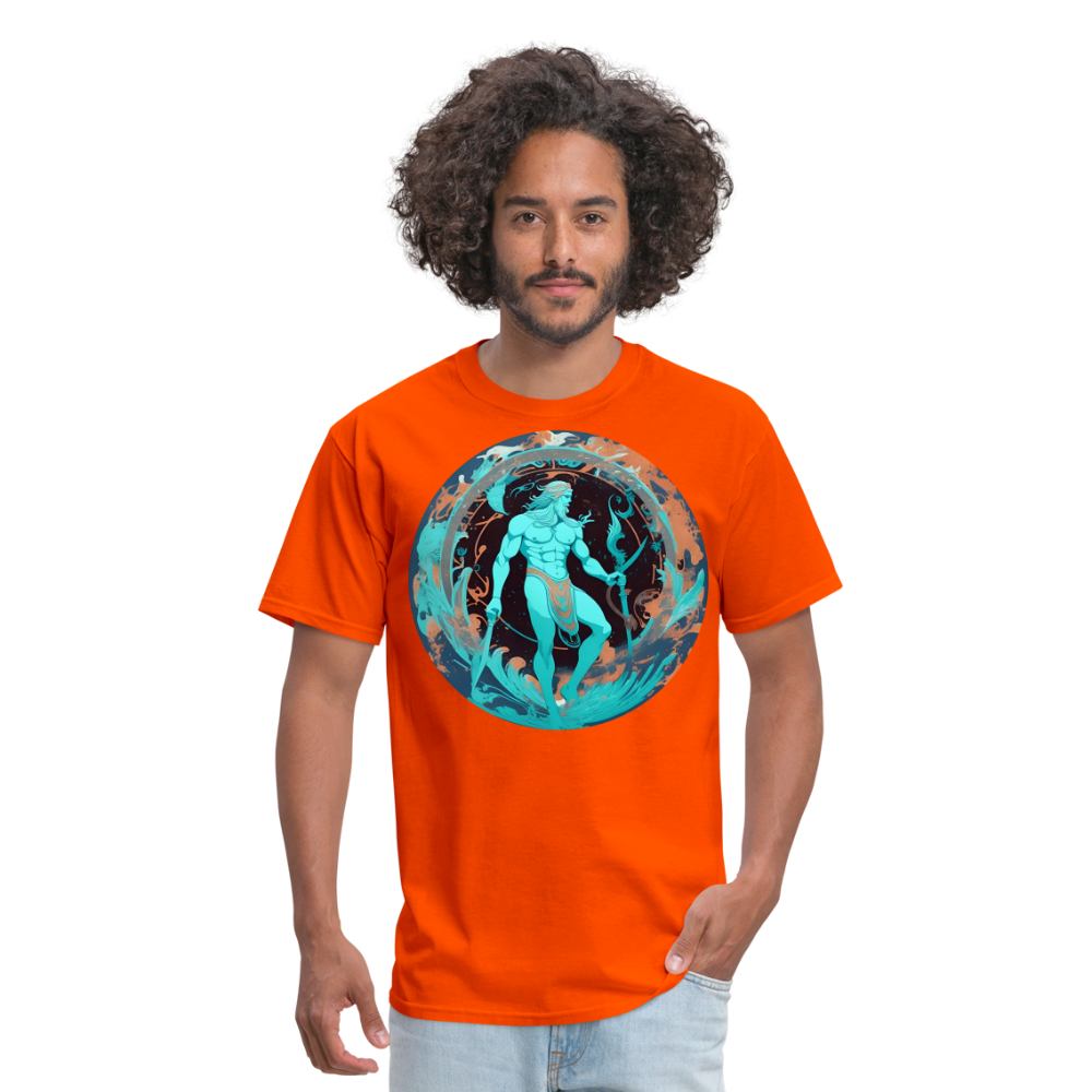 Men's Mythical Aquarius Classic T-Shirt - orange