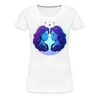 Thumbnail for Women’s Magic Gemini Premium T-Shirt - white