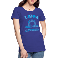 Thumbnail for Women's Power Words Libra Premium T-Shirt - royal blue