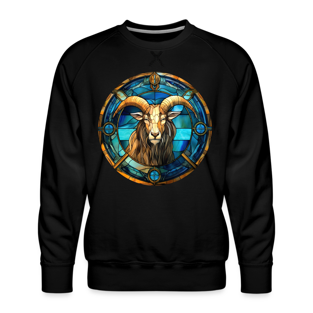 Men’s Mosaic Capricorn Premium Sweatshirt - black