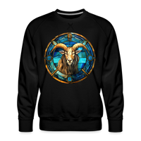 Thumbnail for Men’s Mosaic Capricorn Premium Sweatshirt - black