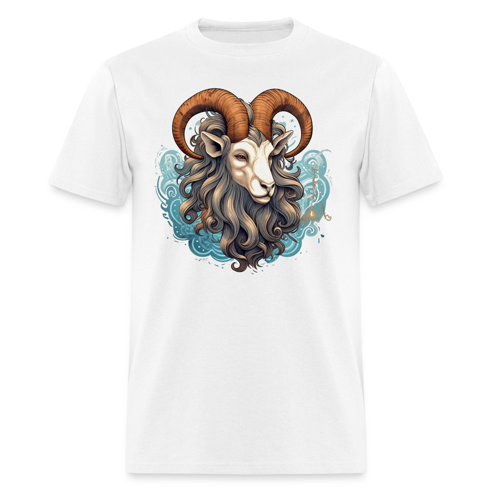 Men's Symbol Capricorn Classic T-Shirt - white