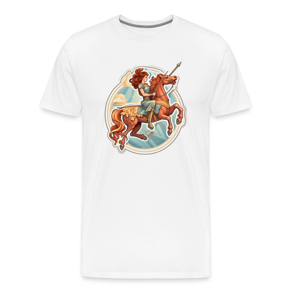 Men's Symbol Sagittarius Premium T-Shirt - white