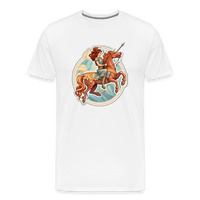 Thumbnail for Men's Symbol Sagittarius Premium T-Shirt - white