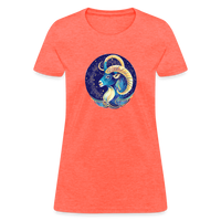 Thumbnail for Women's Mythical Capricorn T-Shirt - heather coral