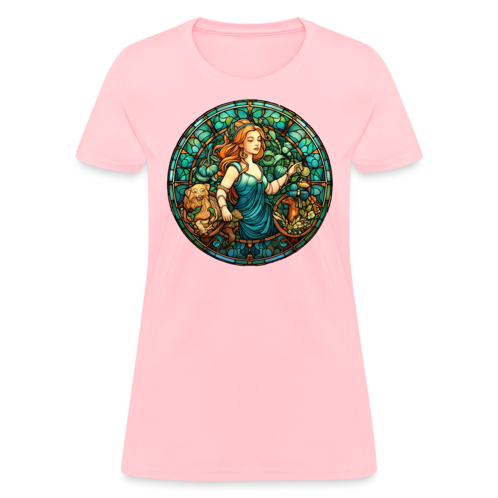 Women's Mosaic Virgo T-Shirt - pink