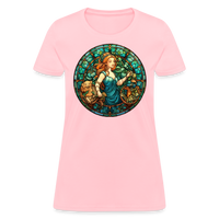 Thumbnail for Women's Mosaic Virgo T-Shirt - pink