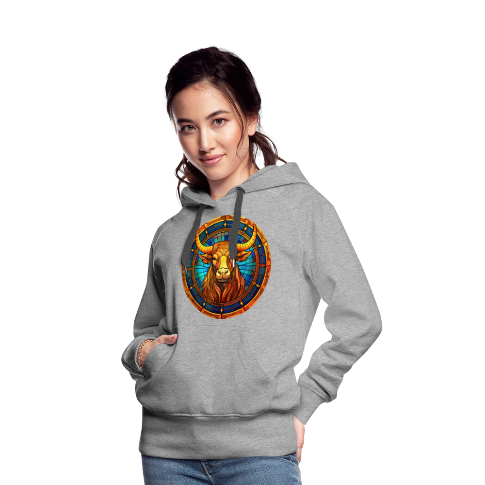 Women’s Mosaic Taurus Premium Hoodie - heather grey