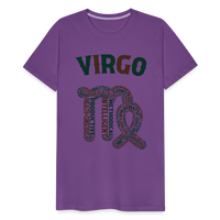 Thumbnail for Men's Power Words Virgo Premium T-Shirt - purple