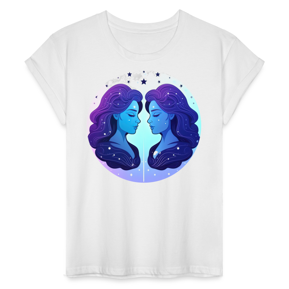 Women's Magic Gemini Relaxed Fit T-Shirt - white