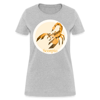 Thumbnail for Women's Mosaic Scorpio T-Shirt - heather gray