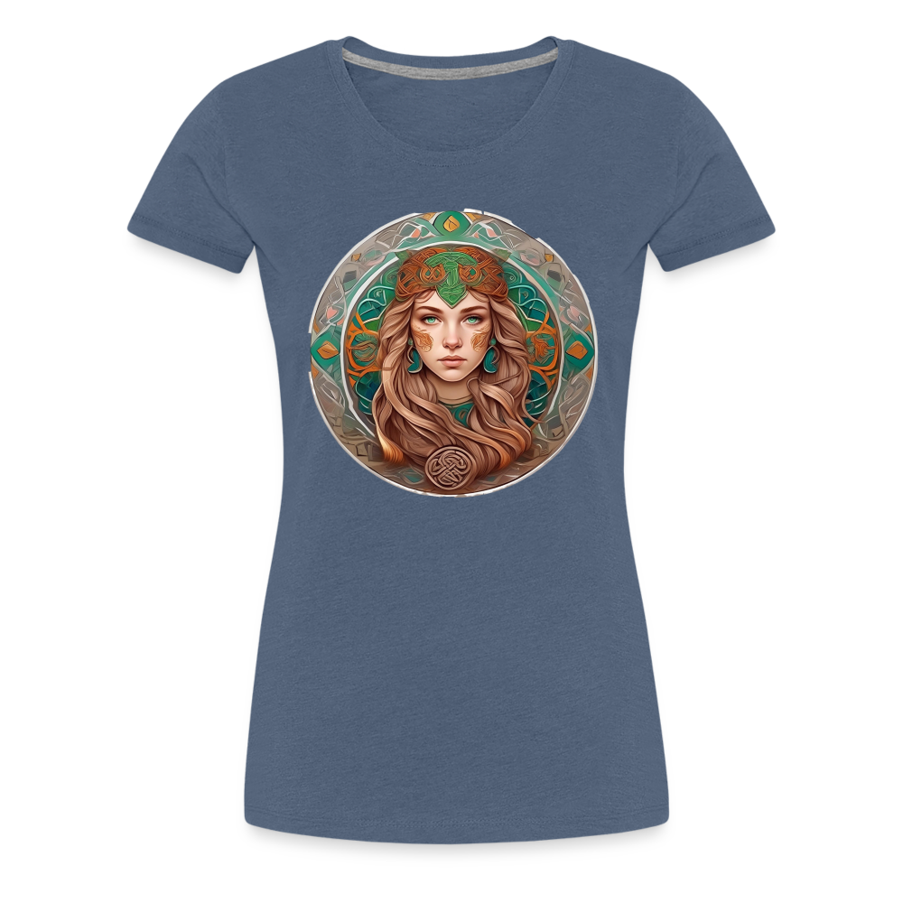 Women’s Mythical Virgo Premium T-Shirt - heather blue